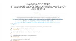 Desktop Screenshot of hijackingfieldtrips.com